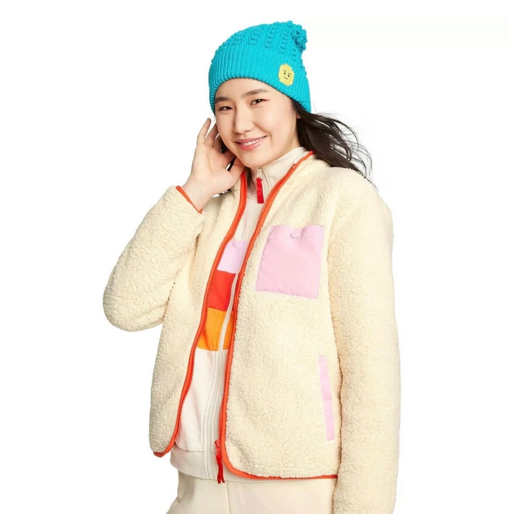 Women’s Contrast Pocket Sherpa Jacket - LEGO Collection x Target